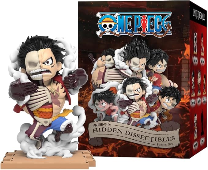 Figura Freeny's Hidden Dissectibles: One Piece (Luffy’s Gears Edition) ( Mystery Box )