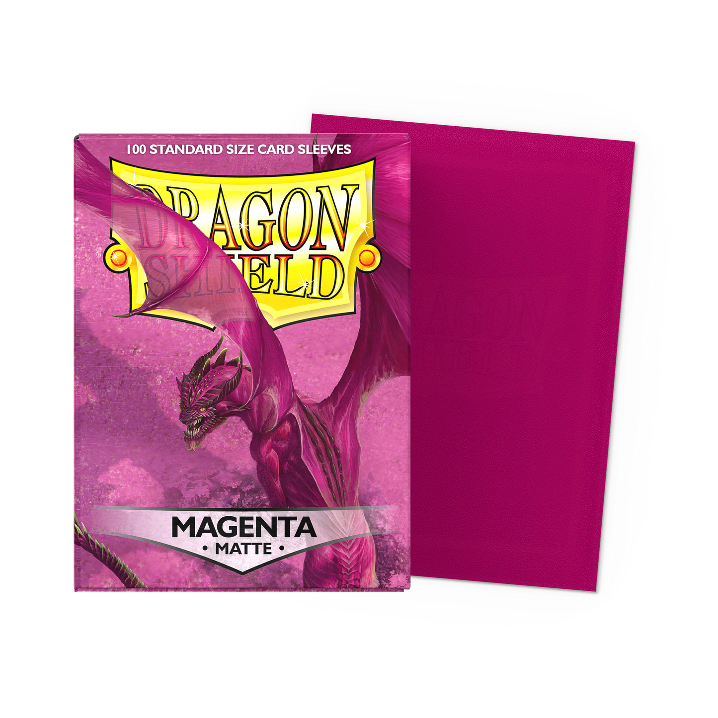 Dragon Shield - 100 Sleeves Matte - Magenta
