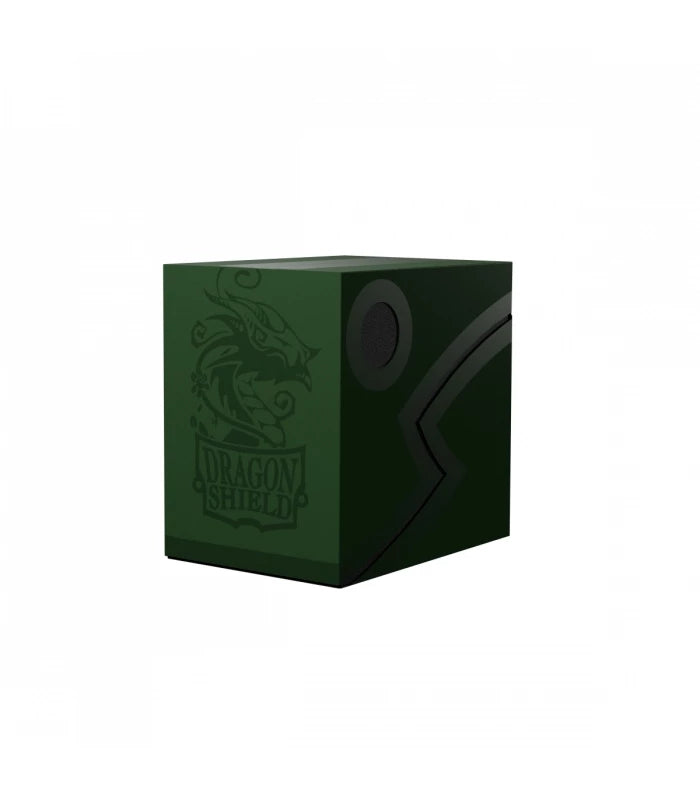 Caja de mazo Deck Box DS Double Shell Verde/Negro Dragon Shield