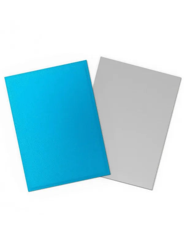 Fundas Standard Matte Dual (100 unidades) Sky Blue & Silver - Dragon Shield