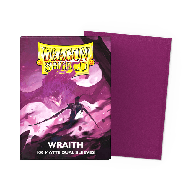 Dragon Shield - 100 Sleeves Dual Matte - Morado Wraith 'Alaric, Chaos Wraith