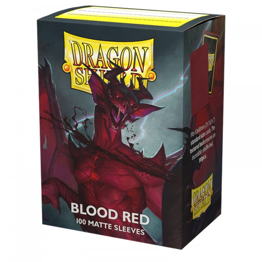 Fundas Standard Matte - Blood Red - Dragon Shield