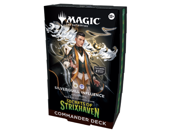 MTG - SECRETS OF STRIXHAVEN COMMANDER DECK SILVERQUILL INFLUENCE