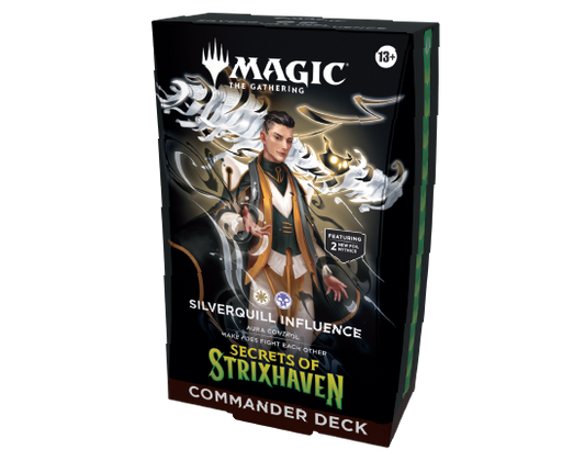 MTG - SECRETS OF STRIXHAVEN COMMANDER DECK SILVERQUILL INFLUENCE (RESERVA)
