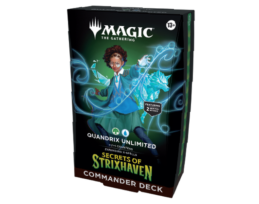 MTG - SECRETS OF STRIXHAVEN COMMANDER DECK QUANDRIX UNLIMITED (RESERVA)
