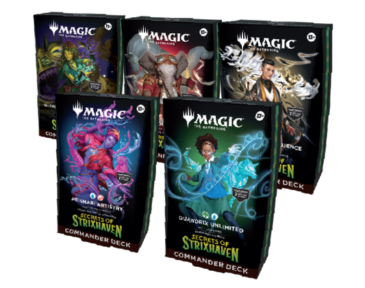MTG - COMMANDER DISPLAY (5 MAZOS) SECRETS OF STRIXHAVEN (RESERVA)