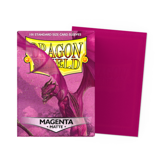 Dragon Shield - 100 Sleeves Matte - Magenta