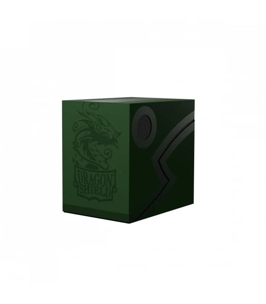 Caja de mazo Deck Box DS Double Shell Verde/Negro Dragon Shield