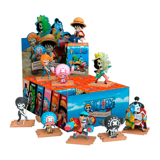 Caja Completa De Figuras - Freeny's Hidden Dissectibles: One Piece (12 unidades)
