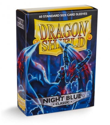 Fundas Standard Classic Night Blue Azul (60 fundas) Dragon Shield