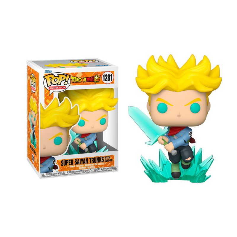 Funko Pop Super Saiyan Trunks con espada 1281 Dragon Ball Super