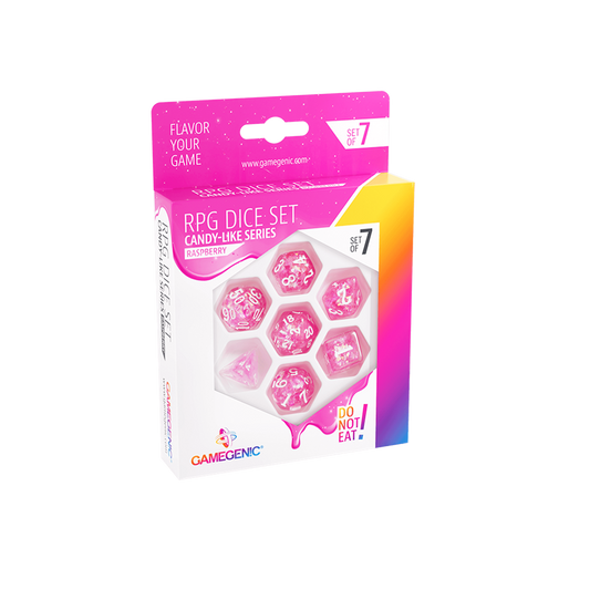 Raspberry RPG Dice Set (7pcs)