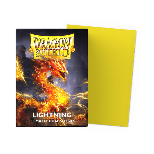Fundas Standard Dual Matte Lightning Ailia Amarillo (100 fundas) Dragon Shield