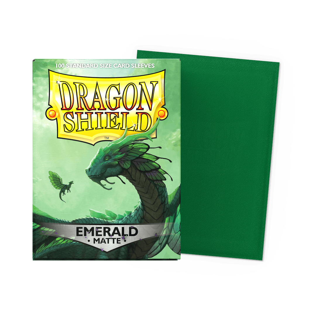Fundas Standard Matte Verde Esmeralda (100 fundas) Dragon Shield