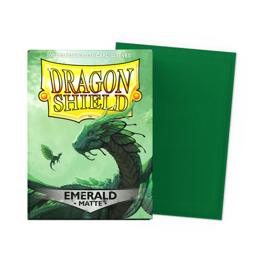 Fundas Standard Matte Verde Esmeralda (100 fundas) Dragon Shield