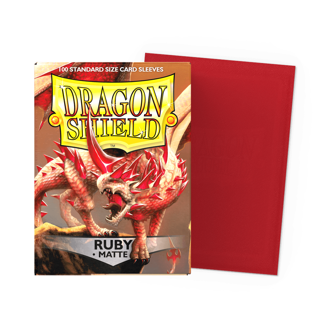 Fundas Standard Matte Ruby (100 fundas) Dragon Shield