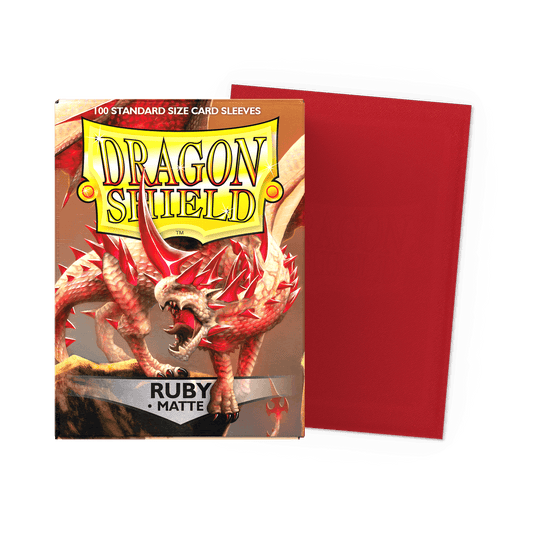 Fundas Standard Matte Ruby (100 fundas) Dragon Shield
