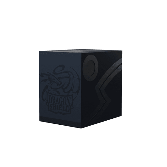 Caja de mazo Deck Box DS Double Shell Azul/Negro Dragon Shield
