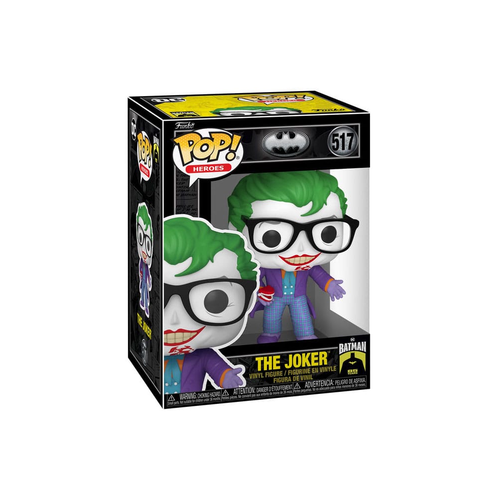 Batman 85th Anniversary Figura POP! Movies Vinyl The Joker w/Teeth 9 cm