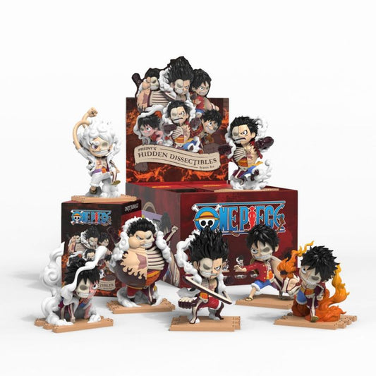 Caja Completa De Figuras Freeny's Hidden Dissectibles: One Piece (Luffy’s Gears Edition) (6 unidades)