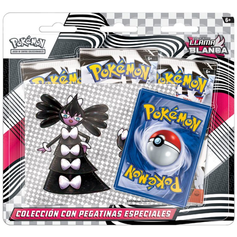 Pokémon JCC: Llama Blanca - Colección con pegatinas especiales