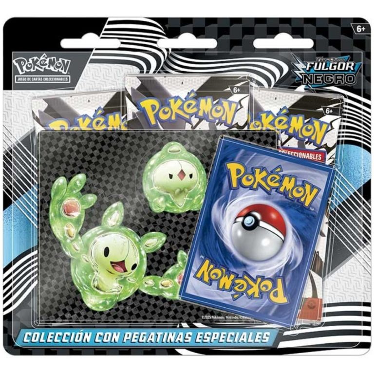 Pokémon JCC: Fulgor Negro - Colección con pegatinas especiales