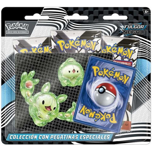 Pokémon JCC: Fulgor Negro - Colección con pegatinas especiales