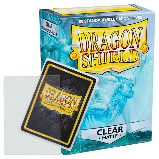 100ct Fundas Mate Transparentes Dragon  Shield
