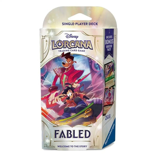 Disney Lorcana TCG: Fabled – Mazo Inicio (Emerald/Ruby) (Inglés)